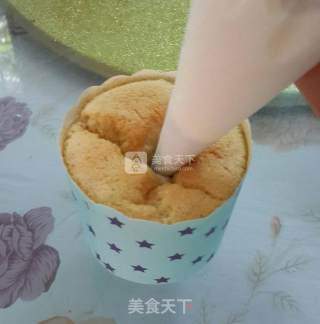 #aca音乐明星大赛#coconut Fragrant Liuxin Sweet Potato Cake (cup Cake) recipe