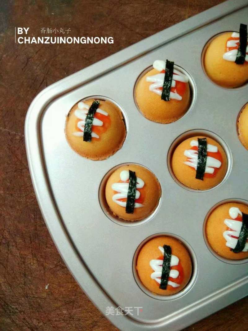 A Bite of A Small Sausage Meatball recipe