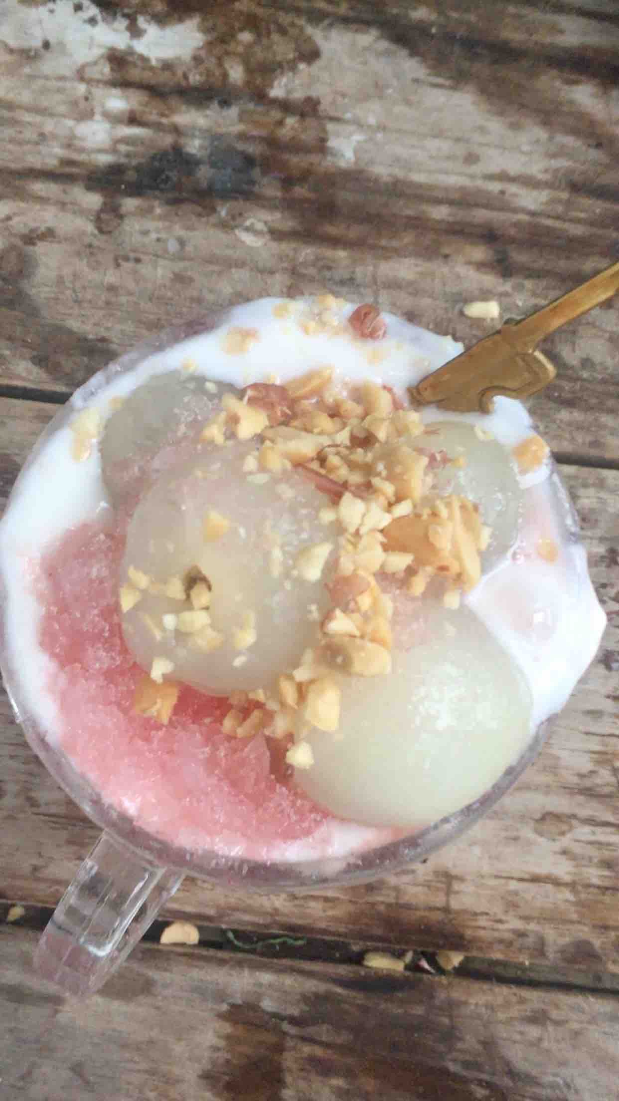 Yogurt Lychee Watermelon Ice recipe