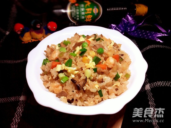 Soy Sauce Fried Rice recipe