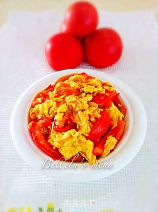 Scrambled Eggs with Tomatoes recipe