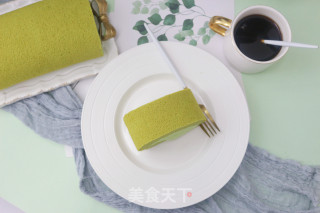 Matcha Cream Cake Roll recipe