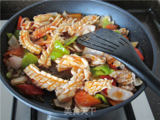 Squid with Sweet Chili Sauce recipe