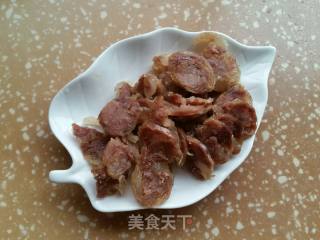 Stir-fried King Pleurotus with Sausage recipe