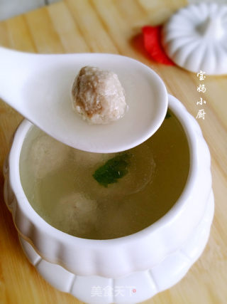 Winter Melon Meatballs recipe