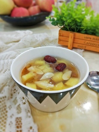Peach Gum Lily Apple Soup recipe