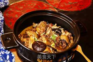 Chicken Stewed with Mushrooms recipe