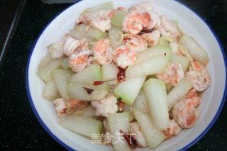 Shrimp and Winter Melon Strips recipe