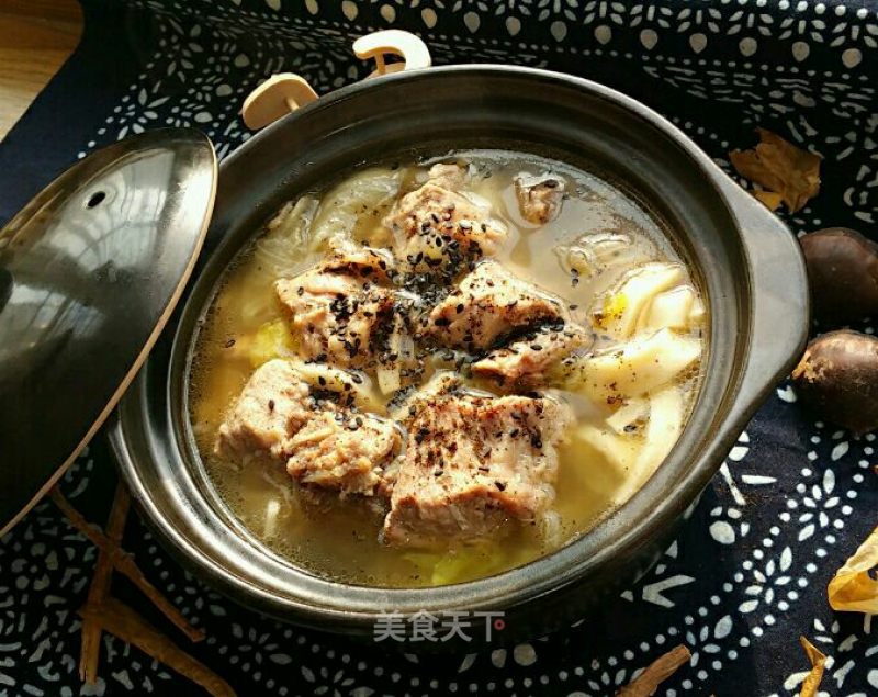 Pork Ribs Tofu Soup recipe