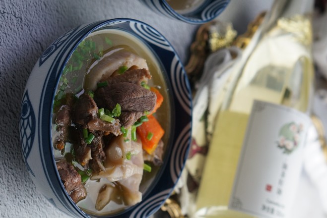 Tea Oil Lotus Root Duck Soup recipe