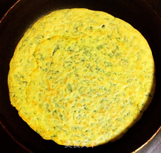 Celery Leaf Omelette recipe