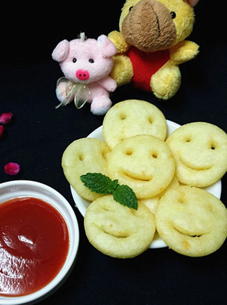 Smiley Potato Pancakes recipe