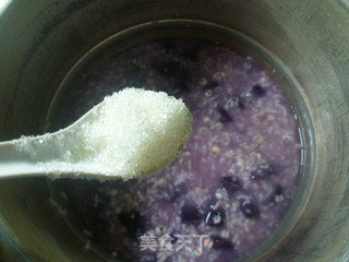 Purple Potato and Barley Rice Congee recipe