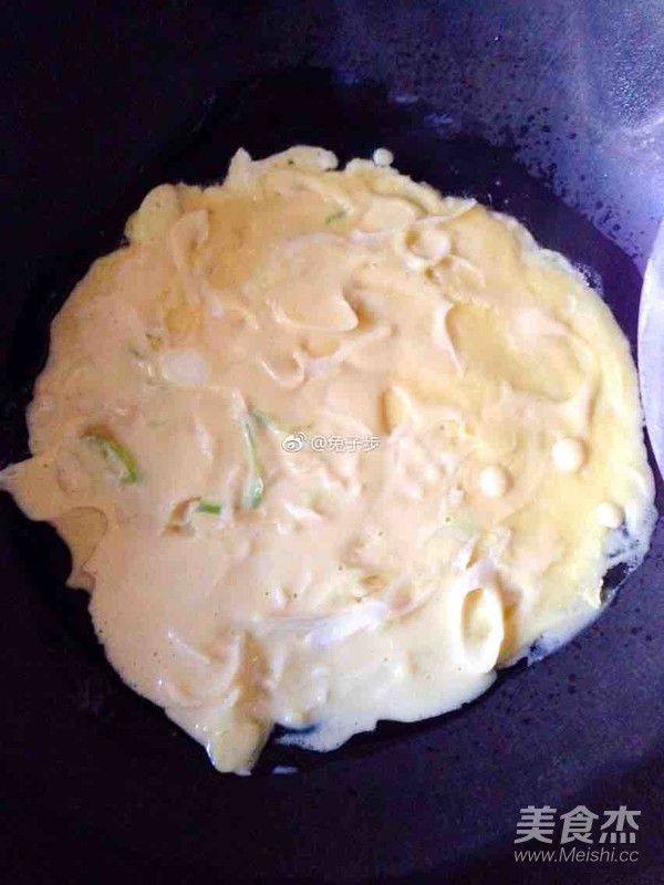 Corn Scallion Egg Pancake Batter recipe