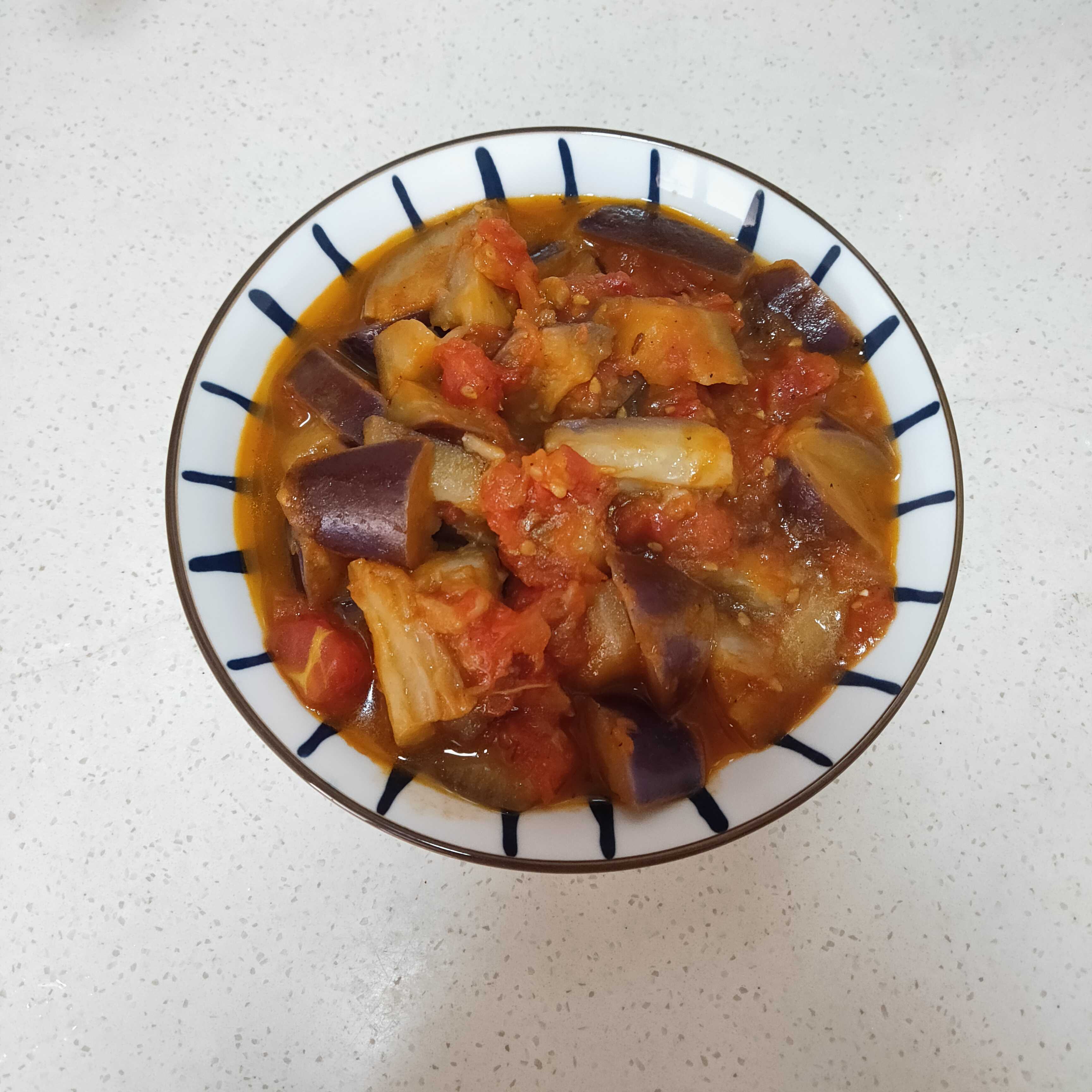 Stir-fried Eggplant with Tomato recipe