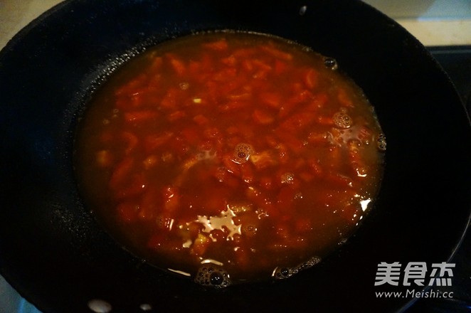 Tomato and Egg Pimple Soup recipe