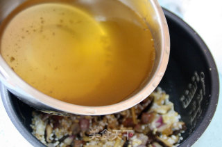 【boiled Rice with Sausage and Mushroom】: An Attractive Lazy Rice with Fragrance recipe