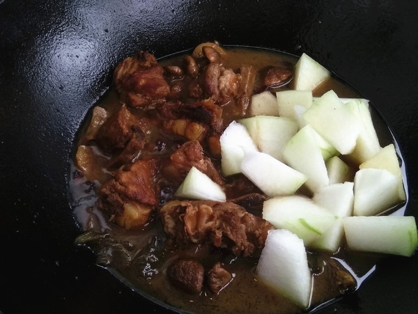 Braised Pork Ribs with Winter Melon recipe