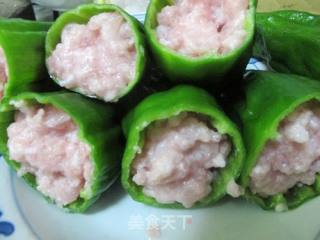 Fried Stuffed Green Peppers recipe