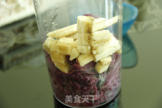 Purple Potato Milkshake-rich in Dietary Fiber-anti-cancer, Detoxification, Laxative Weight Loss recipe