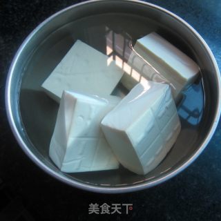Steamed Tofu with Scallion Oil recipe