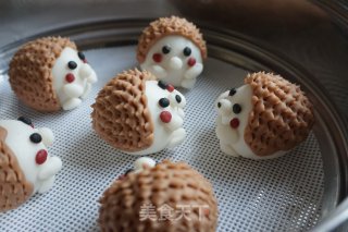 Little Hedgehog Bean Paste and Glutinous Rice Ball recipe