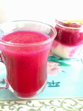 Yogurt Bird's Nest Pitaya Ice recipe