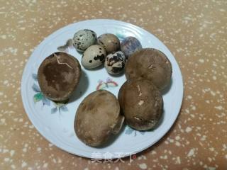 Roasted Mushroom and Quail Eggs recipe