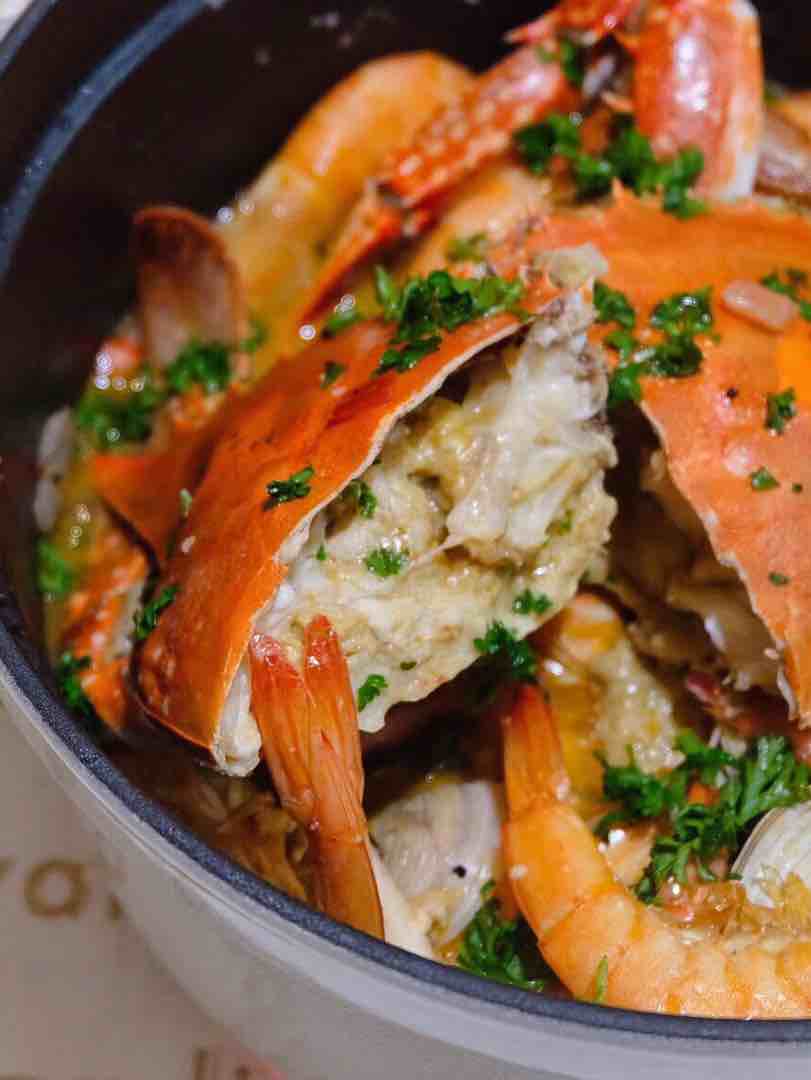 Enamel Pot-kuaishou Lazy Seafood Pot recipe