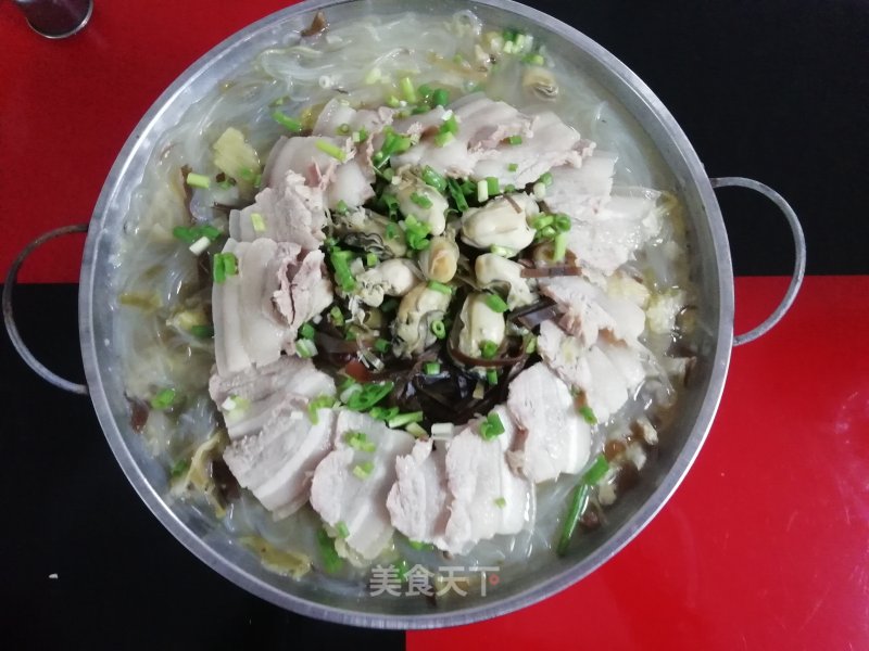 Xiaoman's Diary "white Pork with Oysters and Pickled Cabbage" recipe