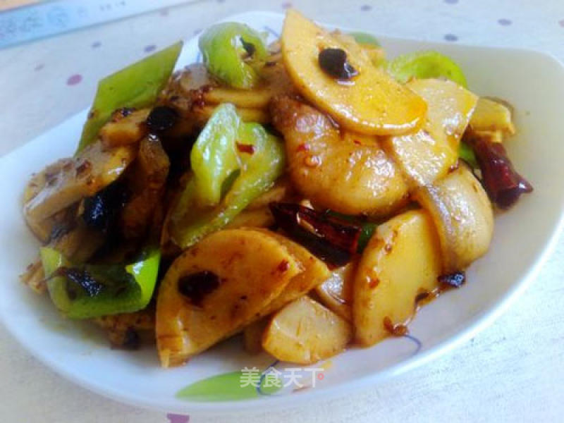 Stir-fried Pork Belly with Bamboo Shoots recipe