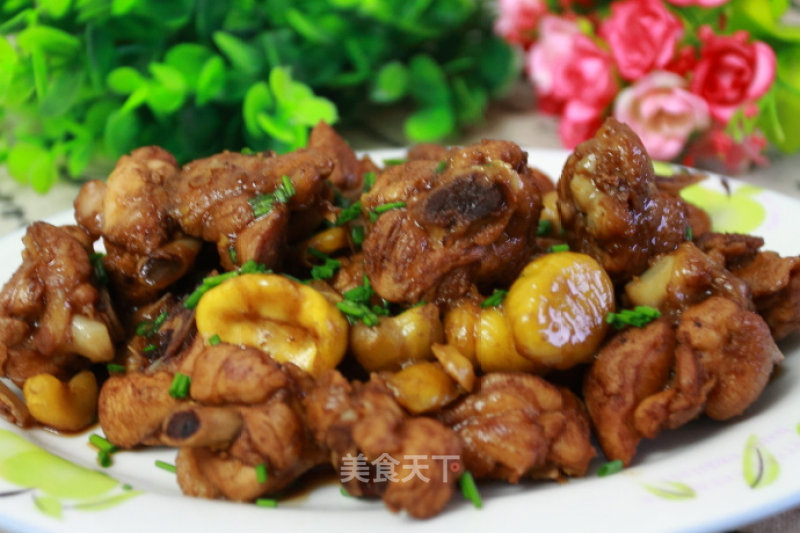 Nourishing Chestnut Roasted Chicken Drumsticks in Autumn and Winter recipe
