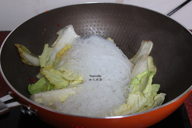 Stir Fried Vermicelli with Shrimp recipe