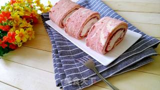 #四session Baking Contest and is Love to Eat Festival# Magic Strawberry Cheese Roll recipe