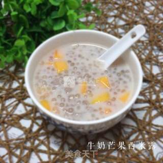 Milk Mango Sago recipe