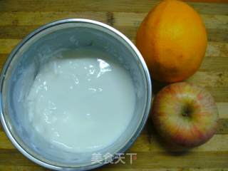 Homemade Yogurt and Yogurt Fruit Platter recipe