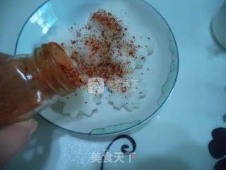 Roasted Spicy Radish Slices recipe