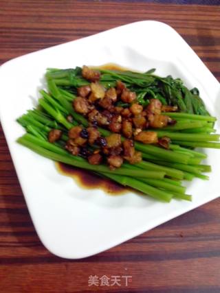 Scallion Oil Water Spinach recipe