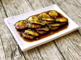 Steamed Eggplant Box with Oyster Sauce recipe