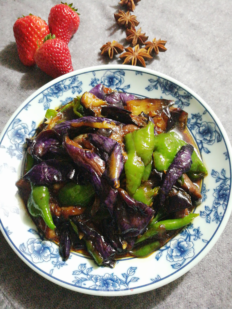 Braised Green Pepper Eggplant recipe