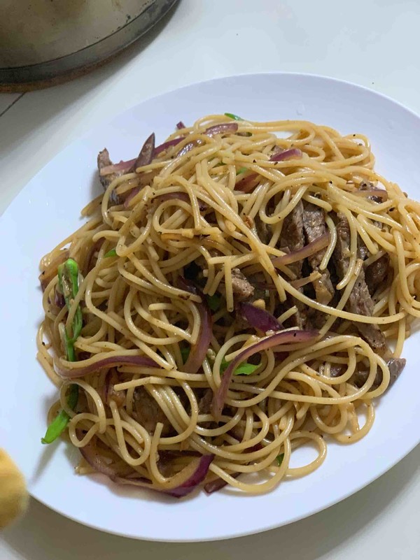 Steak with Pasta recipe