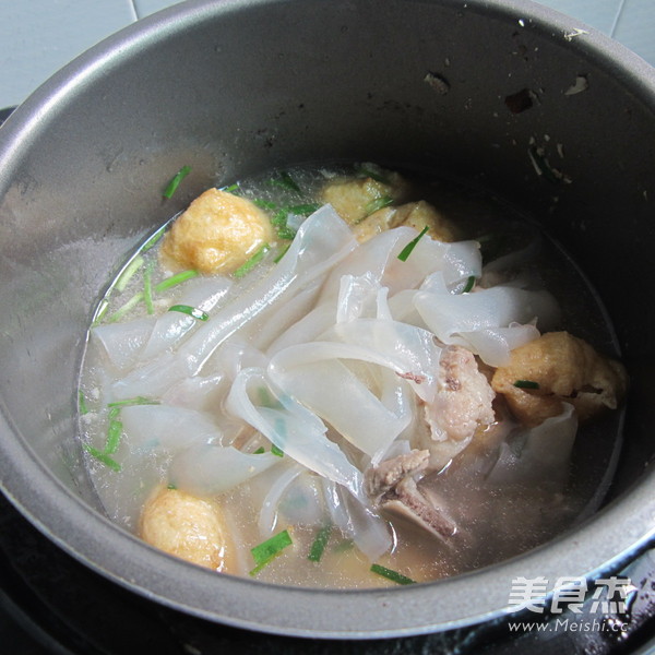 Bone Soup Noodles and Oily Tofu recipe