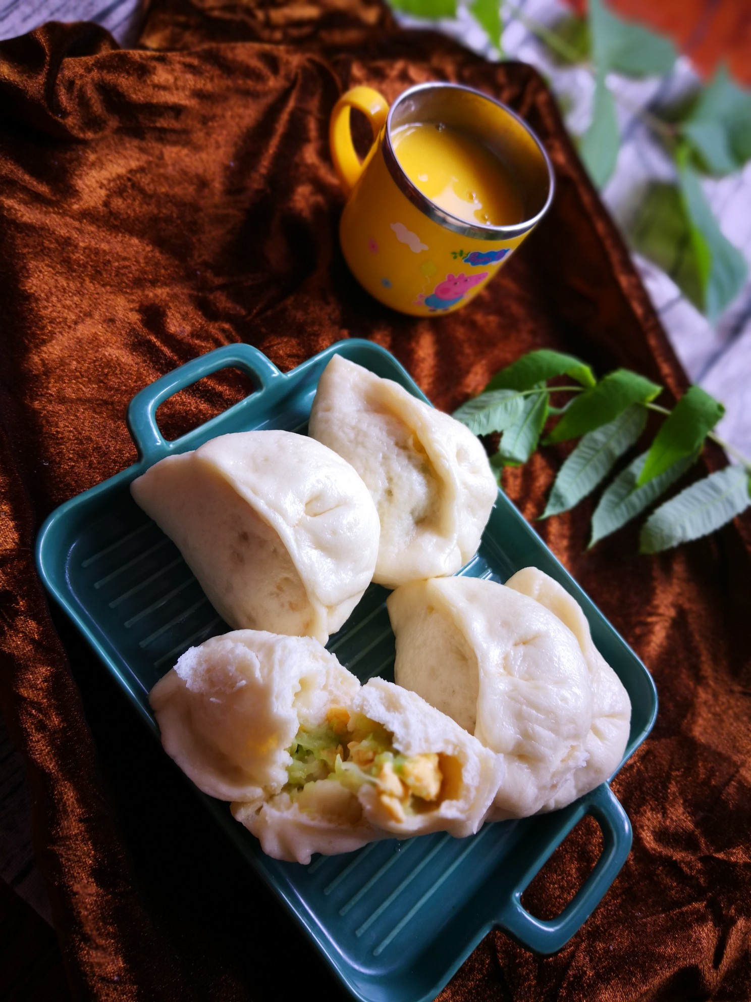 Cucumber and Egg Buns recipe