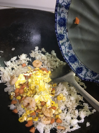 Fried Rice with Egg and Shrimp recipe