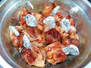 Air Fryer Roasted Barbecued Barbecued Chicken Wing Roots recipe