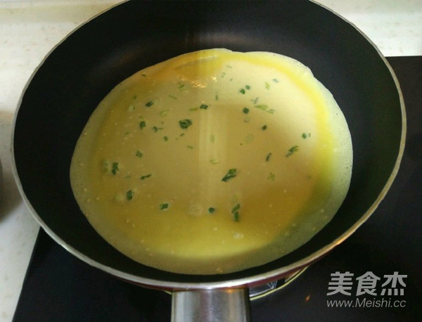 Scallion Milk Omelette recipe