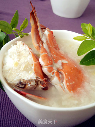 Double Rice Sea Crab Congee recipe