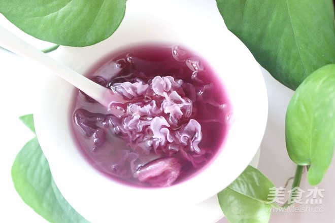 Purple Sweet Potato and Tremella Soup recipe