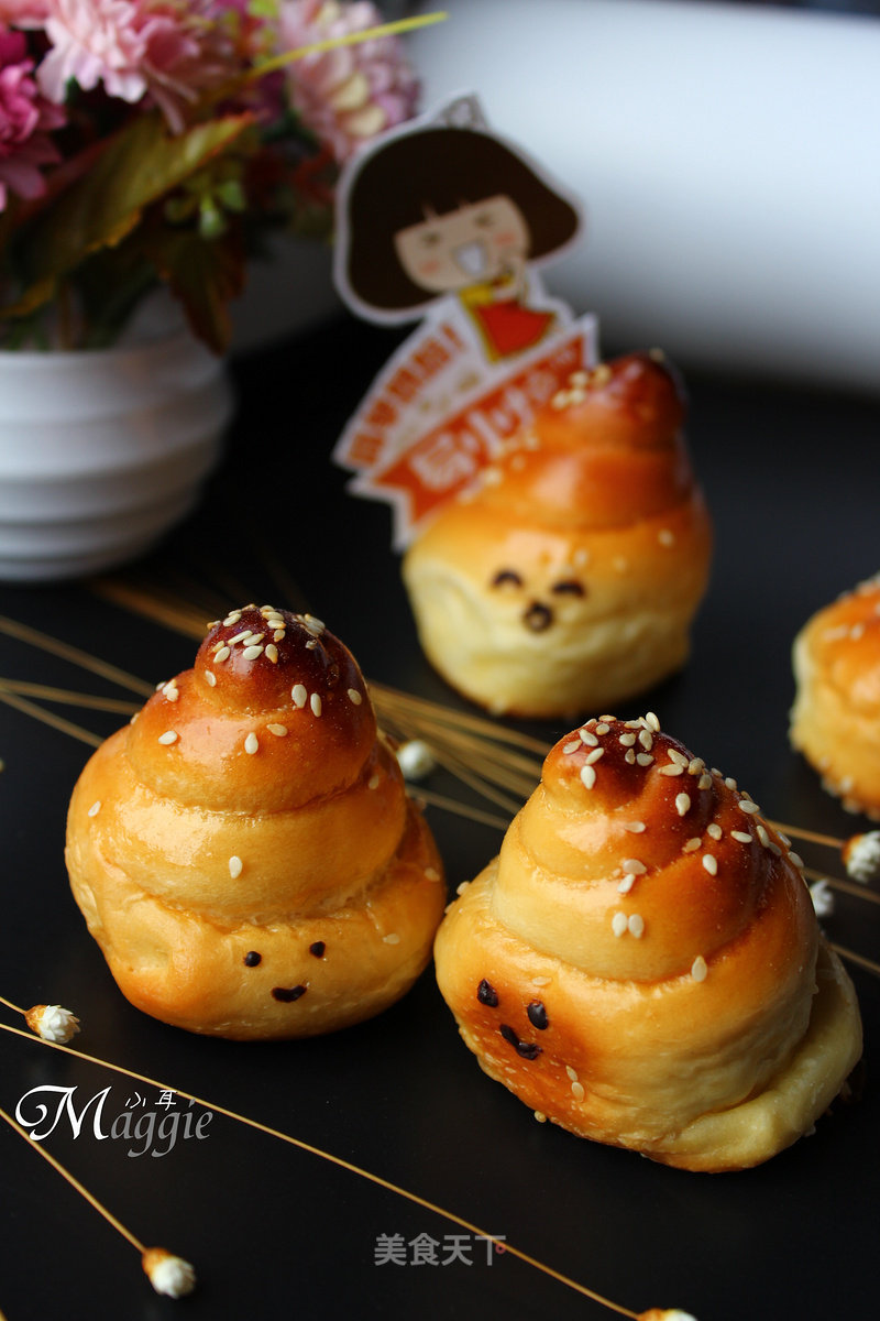#易小炸代言人# Snail Crispy Bread recipe