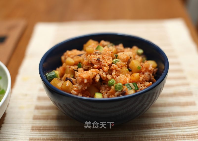 Kimchi Potato Mixed Fried Rice recipe